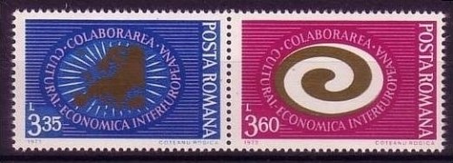 RUMÄNIEN MI-NR. 3120-3121 POSTFRISCH(MINT) MITLÄUFER 1973 INTEREUROPA