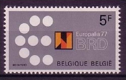 BELGIEN MI-NR. 1919 POSTFRISCH MITLÄUFER 1977 - EUROPÄISCHES KULTURFESTIVAL
