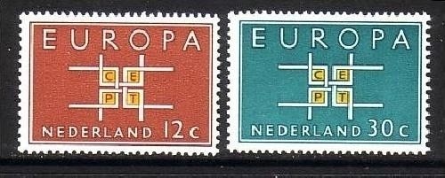 NIEDERLANDE MI-NR. 806-807 POSTFRISCH(MINT) EUROPA 1963
