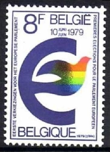 BELGIEN MI-NR. 1976 POSTFRISCH(MINT) MITLÄUFER 1979 - DIREKTWAHL zum EUROPÄISCHEN PARLAMENT