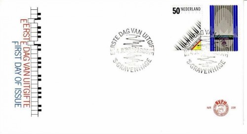 NIEDERLANDE MI-NR. 1274-1275 FDC EUROPA 1985 JAHR DER MUSIK