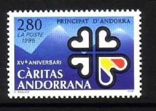 ANDORRA FRANZÖSISCH MI-NR. 479 POSTFRISCH(MINT) CARITAS 1995