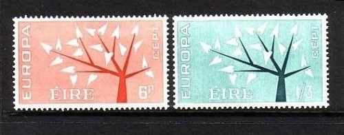 IRLAND MI-NR. 155-156 POSTFRISCH(MINT) EUROPA 1962 - BAUM