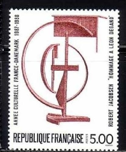 FRANKREICH MI-NR. 2687 POSTFRISCH(MINT) MITLÄUFER 1988 DÄNISCH- FRANZÖSISCHES KULTURJAHR