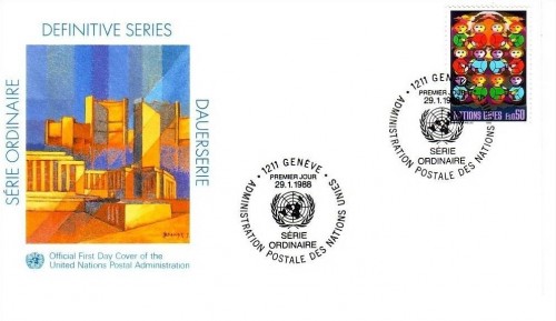 UNO GENF MI-NR. 164 FDC FREIMARKE