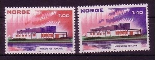 NORWEGEN MI-NR. 662-663 POSTFRISCH(MINT) NORDEN 1973 HAUS DES NORDENS REYCJAVIC