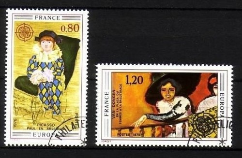 FRANKREICH MI-NR. 1915-1916 GESTEMPELT(USED) EUROPA 1975 GEMÄLDE PICASSO