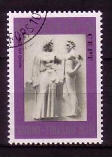 FINNLAND MI-NR. 749 GESTEMPELT(USED) EUROPA 1974 RELIEF VON AALTONEN