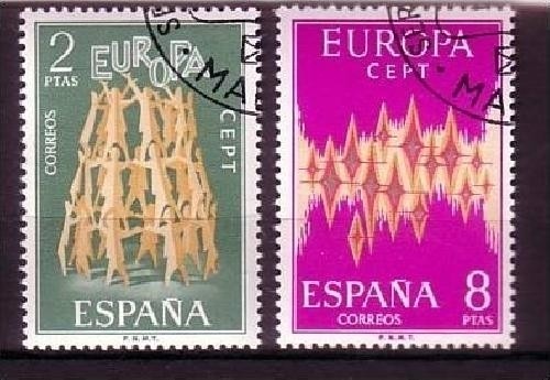 SPANIEN MI-NR. 1985-1986 GESTEMPELT(USED) EUROPA 1972 STERNE