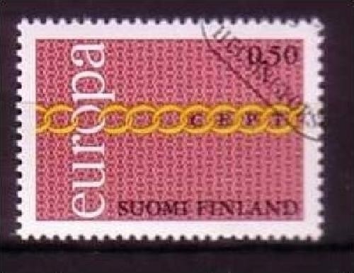FINNLAND MI-NR. 689 o EUROPA 1971 - KETTE