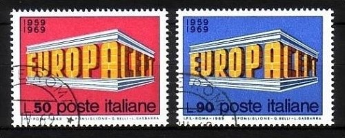 ITALIEN MI-NR. 1295-1296 o EUROPA 1969 - EUROPA CEPT
