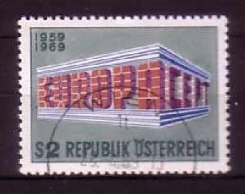 ÖSTERREICH MI-NR. 1291 o EUROPA 1969 - EUROPA CEPT