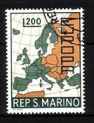 SAN MARINO MI-NR. 890 GESTEMPELT(USED) EUROPA 1967 ZAHNRÄDER