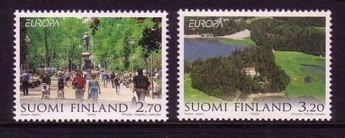 FINNLAND MI-NR. 1474-1475 POSTFRISCH(MINT) EUROPA 1999 NATUR- und NATIONALPARKS