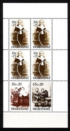 NIEDERLANDE BLOCK 13 POSTFRISCH(MINT) VOOR HET KIND 1974 KINDERPHOTOGRAPHIEN