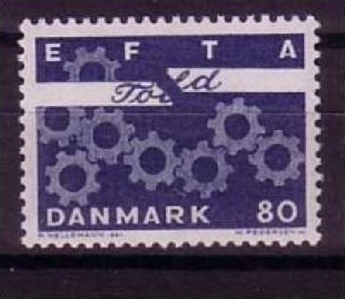 DÄNEMARK MI-NR. 450 x POSTFRISCH(MINT) EFTA 1967 AUFHEBUNG DER ZOLLSCHRANKEN