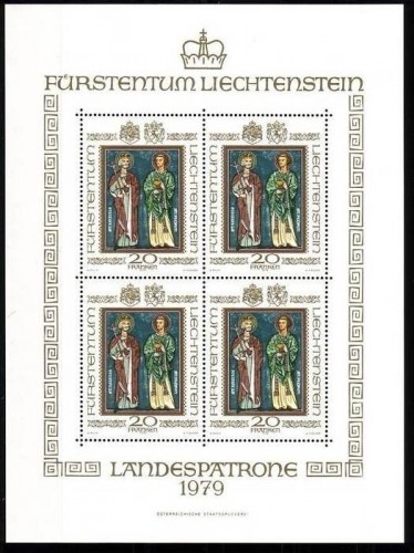 LIECHTENSTEIN MI-NR. 734 POSTFRISCH(MINT) KLEINBOGEN LANDESPATRONE 1979