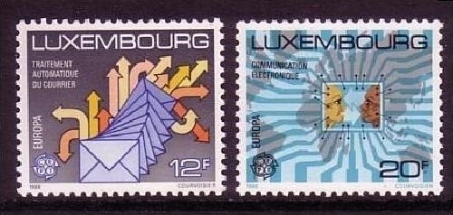 LUXEMBOURG MI-NR. 1199-1200 POSTFRISCH(MINT) EUROPA 1988 TRANSPORT- und KOMMUNIKATIONSMITTEL
