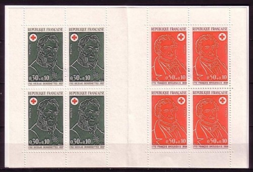 FRANKREICH MH mit MI-NR. 1815-1816 POSTFRISCH(MINT) ROTES KREUZ 1972