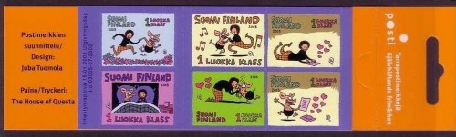 FINNLAND MH MIT MI-NR. 1635-1640 sk POSTFRISCH(MINT) COMICFIGUREN VIIVI und WAGNER