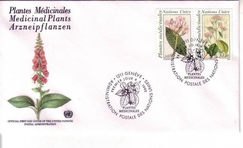 UNO GENF MI-NR. 186-187 FDC ARZNEIPFLANZEN