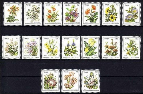VENDA MI-NR. 1-17 POSTFRISCH(MINT) Dauermarken BLUMEN