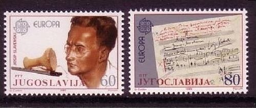 JUGOSLAWIEN MI-NR. 2104-2105 POSTFRISCH(MINT) EUROPA 1985 - JAHR DER MUSIK