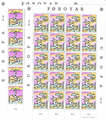 FÄRÖER MI-NR. 134-135 KB POSTFRISCH(MINT) EUROPA 1986 NATUR- und UMWELTSCHUTZ FISCH