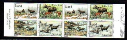 ALAND MH 8 POSTFRISCH(MINT) ELCHE 2000