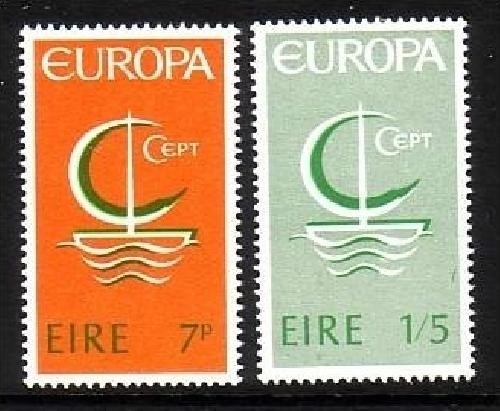 IRLAND MI-NR. 188-189 POSTFRISCH(MINT) EUROPA 1966 SEGEL