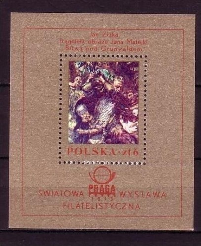 POLEN BLOCK 73 POSTFRISCH(MINT) PRAGA ´78
