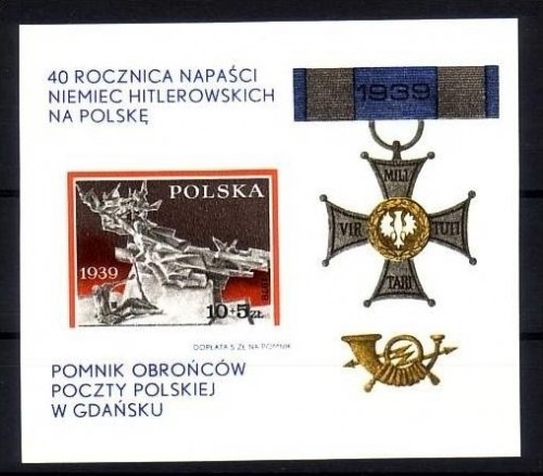 POLEN BLOCK 79 POSTFRISCH(MINT) EINMARSCH DEUTSCHER TRUPPEN
