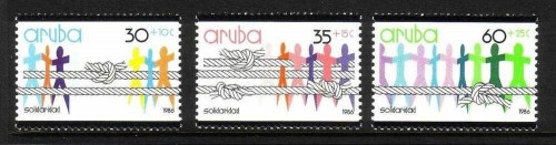 ARUBA MI-NR. 13-15 POSTFRISCH(MINT) SOLIDARITÄT