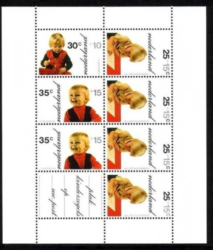 NIEDERLANDE BLOCK 11 POSTFRISCH(MINT) FÜR DAS KIND 1972 PRINZEN