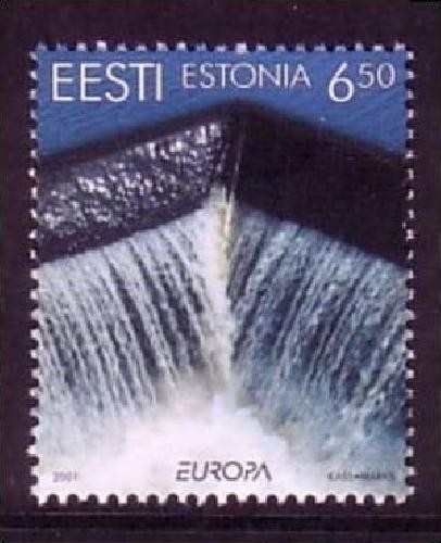 ESTLAND MI-NR. 399 POSTFRISCH(MINT) EUROPA 2001 - WASSER