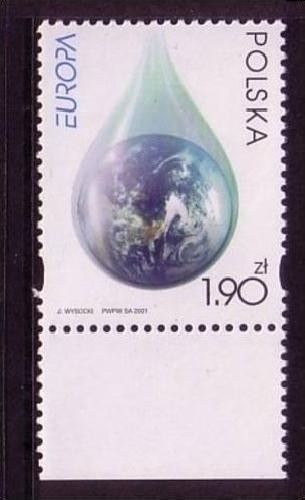 POLEN MI-NR. 3886 POSTFRISCH(MINT) EUROPA 2001 WASSER