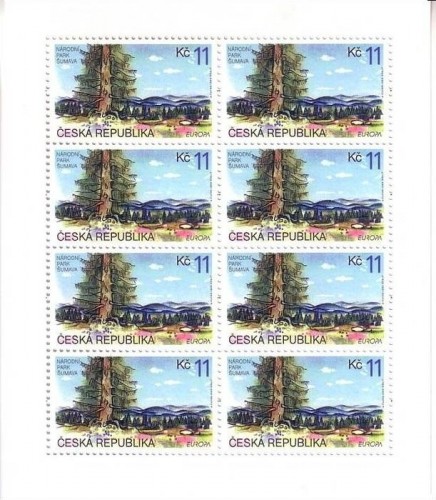 TSCHECHISCHE REPUBLIK MI-NR. 215-216 POSTFRISCH(MINT) KLEINBOGENSATZ EUROPA 1999 NATIONALPARKS