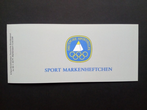 DEUTSCHLAND MI-NR. 1127 POSTFRISCH(MINT) SPORT MARKENHEFTCHEN 1982 - DAUERLAUF