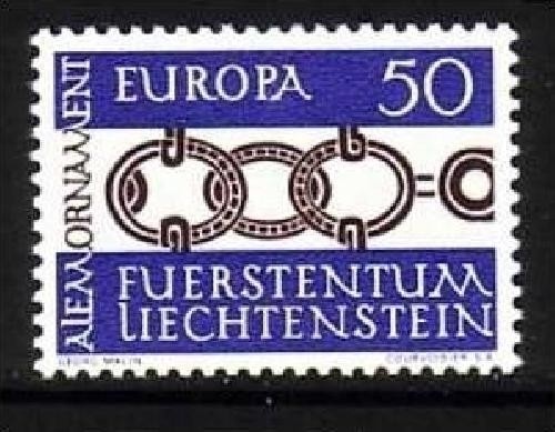 LIECHTENSTEIN MI-NR. 454 POSTFRISCH(MINT) EUROPA 1965 ZWEIG