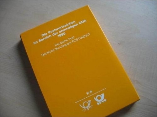 DDR JAHRBUCH 1990 POSTFRISCH MIT SCHUBER