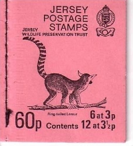 JERSEY MH 0-12 a POSTFRISCH(MINT) LEMUR WILDLIFE PRESERVATION TRUST