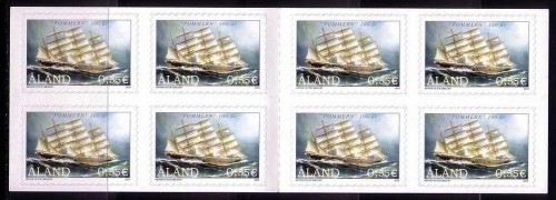 ALAND MH mit MI-NR. 224 POSTFRISCH(MINT) VIERMASTBARK POMMERN selbstklebend