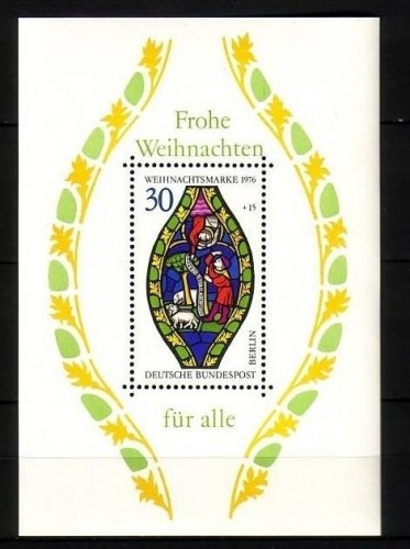 BERLIN BLOCK 5 POSTFRISCH(MINT) WEIHNACHTEN 1976