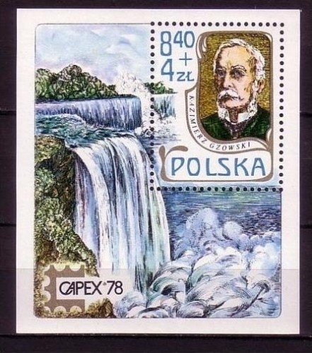 POLEN BLOCK 69 POSTFRISCH(MINT) BRIEFMARKENAUSSTELLUNG CAPEX ´78
