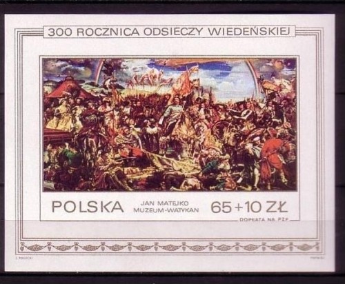 POLEN BLOCK 93 POSTFRISCH(MINT) GEMÄLDE 1983