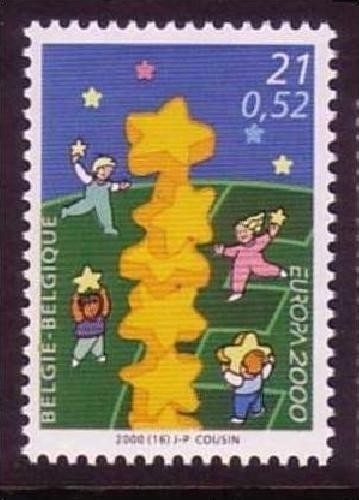 BELGIEN MI-NR. 2973 POSTFRISCH(MINT) EUROPA 2000 STERNE