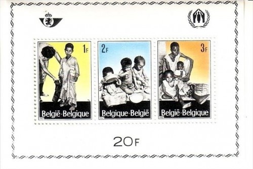 BELGIEN BLOCK 37 POSTFRISCH(MINT) EUROPÄISCHE AKTION ZUR FLÜCHTLINGSHILFE 1967