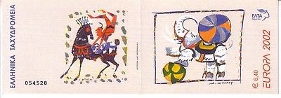 GRIECHENLAND MH 24 POSTFRISCH(MINT) EUROPA 2002 ZIRKUS
