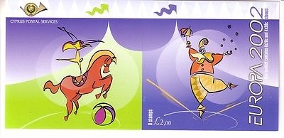 ZYPERN MH 3 POSTFRISCH(MINT) EUROPA 2002 ZIRKUS
