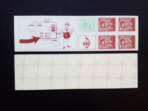 BELGIEN MH 23 POSTFRISCH KÖNIG BAUDOUIN LÖWE 1972